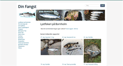 Desktop Screenshot of din-fangst.dk