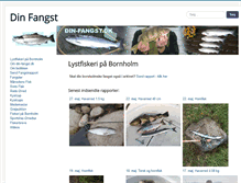 Tablet Screenshot of din-fangst.dk